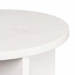 Berkfield Coffee Table 2 Pcs White Solid Pine Wood - thumbnail 7