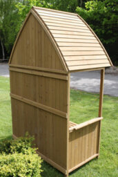 Garden Market Place Garden Arbour With Integral Garden Bench (Natural) - thumbnail 5