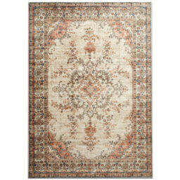 Bedlooms Timeless Cashmere Rug 200X290Cm, Vintage Floral Medallion, Anti-Slip, Stain Resistant, For Living Room & Bedroom - thumbnail 1