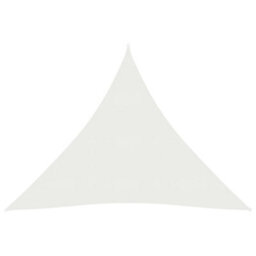 Berkfield Sunshade Sail 160 G/m2 White 4X4X4 M Hdpe - thumbnail 1