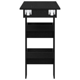 Walplus Wall Bar Table Black Oak 102 X 55 X 103.5 Cm Engineered Wood - thumbnail 7