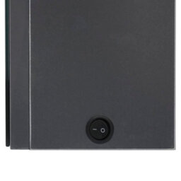 Berkfield Led Bathroom Mirror Cabinet Grey 50X14X60 Cm - thumbnail 6