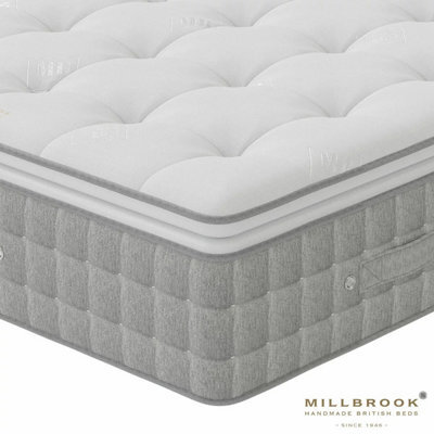 Millbrook Natural Luxury 11,000 Pillowtop Mattress, Medium Tension, Small Double - image 1