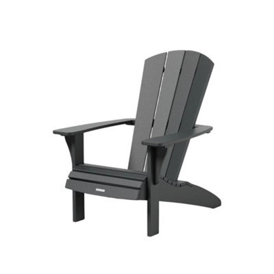 Modern Adirondack Chair - All-Weather Hdpe Recycled Plastic Outdoor Seat - image 1