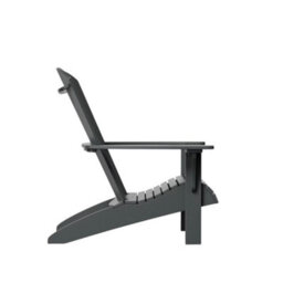 Modern Adirondack Chair - All-Weather Hdpe Recycled Plastic Outdoor Seat - thumbnail 5