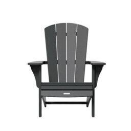 Modern Adirondack Chair - All-Weather Hdpe Recycled Plastic Outdoor Seat - thumbnail 3