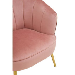 Orsina Durable Yolanda Pink Velvet Chair, Exquisite & Cozy Desk Chair Pink Velvet, Easy To Clean Pink Velvet Chair - thumbnail 7