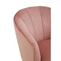 Orsina Durable Yolanda Pink Velvet Chair, Exquisite & Cozy Desk Chair Pink Velvet, Easy To Clean Pink Velvet Chair - thumbnail 5
