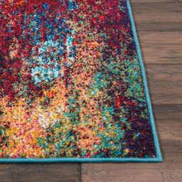 Multi Modern Easy To Clean Abstract Graphics Rug For Dining Room -160Cm X 221Cm - thumbnail 8