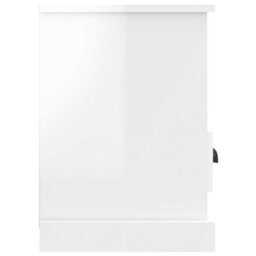 Berkfield Durable Tv Cabinet High Gloss White 80X35X50 Cm Engineered Wood - thumbnail 7