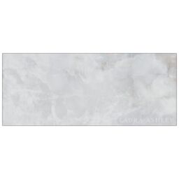 Laura Ashley Gloss Dove Grey Onyx Marble Effect Glass Self-Adhesive Bathroom Splashback (H)25Cm (W)60Cm - thumbnail 2