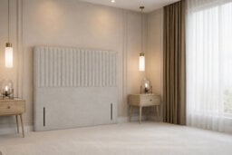 "Nexus Verona Plush Divan, Cream, 54"" Hb + 12"" Fb, 4 Drawers, Open Coil Mattress, Double" - thumbnail 8