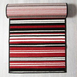 Bravich Red Lines Hard Wearing Runner Mat - Texas - 60X240Cm (2'x8') - thumbnail 1
