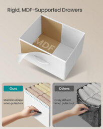 LEDREM This Modern Chest Of Drawers Effortlessly Integrates Into Various Spaces As A Stylish Storage Solution - thumbnail 4