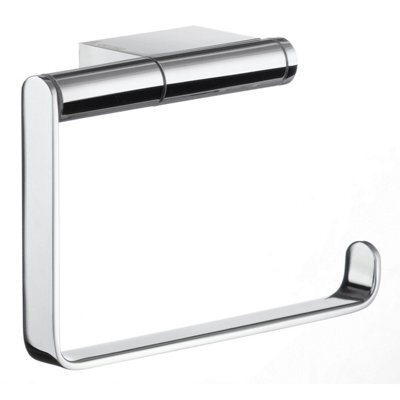 Smedbo Polished Chrome Wall Mounted Toilet Roll Holder For Bathroom
