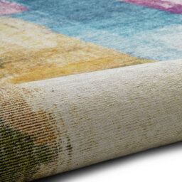 Multi Modern Easy To Clean Abstract Rug For Dining Room Bedroom Living Room-120Cm X 170Cm - thumbnail 5