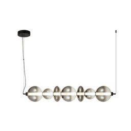 Luminosa Lighting Luminosa Gladis Bar Pendant Ceiling Light Black, Smoke Led 3000K - Uk Stock - thumbnail 6