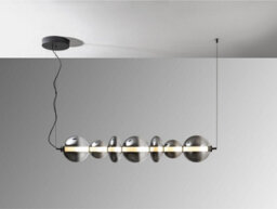 Luminosa Lighting Luminosa Gladis Bar Pendant Ceiling Light Black, Smoke Led 3000K - Uk Stock - thumbnail 5