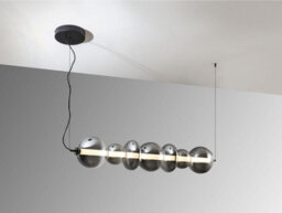 Luminosa Lighting Luminosa Gladis Bar Pendant Ceiling Light Black, Smoke Led 3000K - Uk Stock - thumbnail 4