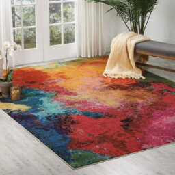 Palt Abstract Graphics Modern Easy To Clean Rug For Living Room, Bedroom And Dining Room-239Cm X 320Cm - thumbnail 1