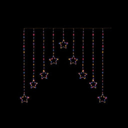 Premier Decorations Limited Rainbow Led Curtain Light With Timer Function - thumbnail 1