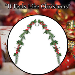 Christmas Red Berry Pine Holly Garland Decoration X 1 150Cm Red, Green - thumbnail 7