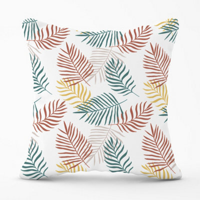 Warren Reed Designer Palm Branches In Natural Colors Cushions 45Cm X 45Cm - image 1