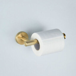 Toilet Paper Holder Rea 6611 Modern Brush Gold, Metal - thumbnail 2