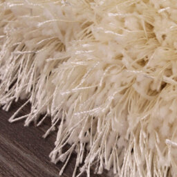 Cream Plain Shaggy Handmade Sparkle Easy To Clean Rug For Dining Room Bedroom And Living Room-160Cm X 225Cm - thumbnail 3