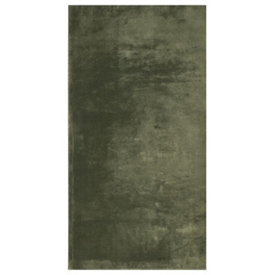 Berkfield Modern Rug Huarte Short Pile Soft And Washable Forest Green 80X150 Cm