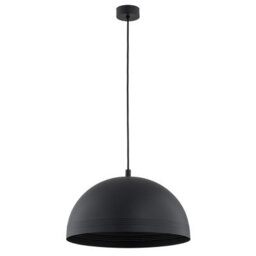 Luminosa Lighting Luminosa Bonita Dome Pendant Ceiling Light Black, Gold Inside - thumbnail 2