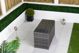 Giardino 2 - 4 Seater Cube Bistro Table And Chairs Set 2 - Garden Table And Chairs Patio Furniture With Cover - Grey - thumbnail 5