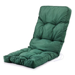 Alfresia Green Classic Recliner Replacement Polyester Crumb Filled Garden Cushion