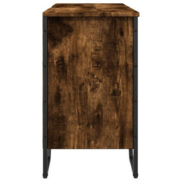 Walplus Bathroom Sink Cabinet Smoked Oak 91X35X60 Cm Engineered Wood - thumbnail 5