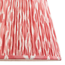 Loops Stylish Set Of 2 Coral Pink Tapered Cylinder Lamp Shades For Elegant Home Decor - thumbnail 3