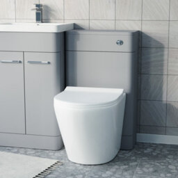 Nes Home Matte Grey 500mm Freestanding Basin Vanity Wc Unit & Toilet - thumbnail 3