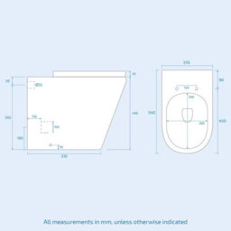 Nes Home Matte Grey 500mm Freestanding Basin Vanity Wc Unit & Toilet - thumbnail 4