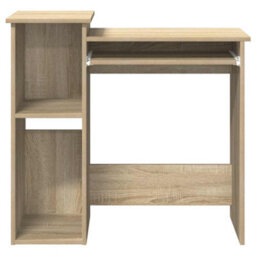 Berkfield Desk With Shelves Sonoma Oak 84X40X78 Cm Engineered Wood - thumbnail 5
