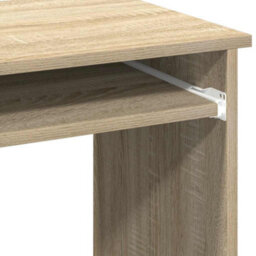 Berkfield Desk With Shelves Sonoma Oak 84X40X78 Cm Engineered Wood - thumbnail 8