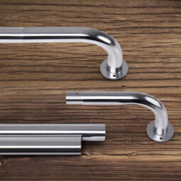 Ameha Blackout Extendable Metal Curtain Pole 28mm Extra Long & Durable 120-210Cm Chrome Curtains Rods - thumbnail 8