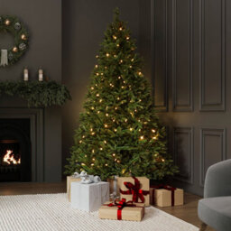 Charles Bentley Luxury 6Ft Pre-Lit Faux Nordic Spruce Hinged Christmas Tree - thumbnail 2