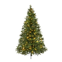 Charles Bentley Luxury 6Ft Pre-Lit Faux Nordic Spruce Hinged Christmas Tree - thumbnail 3