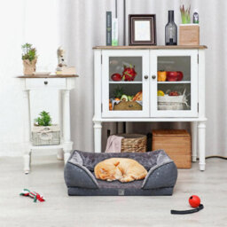 Orthopaedic Pet Bed With Bamboo & Charcoal Infused Memory Foam - Dog Or Cat Crate Mattress - Large, H25 X W56 X D89Cm - thumbnail 6