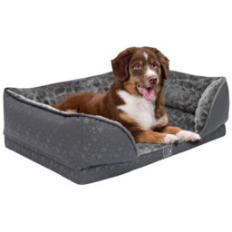 Orthopaedic Pet Bed With Bamboo & Charcoal Infused Memory Foam - Dog Or Cat Crate Mattress - Large, H25 X W56 X D89Cm - thumbnail 2