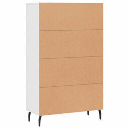 Berkfield Highboard White 69.5X31X115 Cm Engineered Wood - thumbnail 8