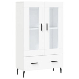 Berkfield Highboard White 69.5X31X115 Cm Engineered Wood - thumbnail 2