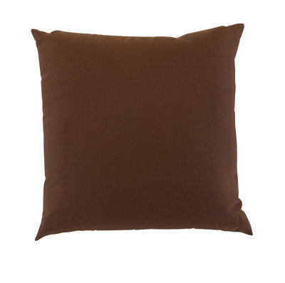 Glendale Garden & Leisure Scatter Cushion 18 X 18 Outdoor Garden Furniture Cushion (Pack Of 4) - L46 X W46 Cm - Chocolate - image 1