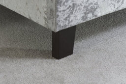 Birlea Berlin King Ottoman Bed Steel Crushed Velvet - thumbnail 5