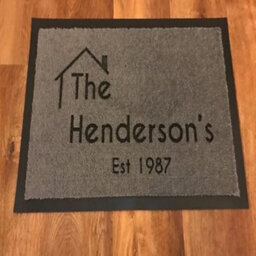 One of a Kind Design UK One Of A Kind Uk Personalised Indoor & Outdoor Doormat - 40X60Cm (8mm Pile) - thumbnail 2