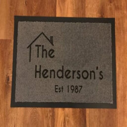 One of a Kind Design UK One Of A Kind Uk Personalised Indoor & Outdoor Doormat - 40X60Cm (8mm Pile) - thumbnail 3